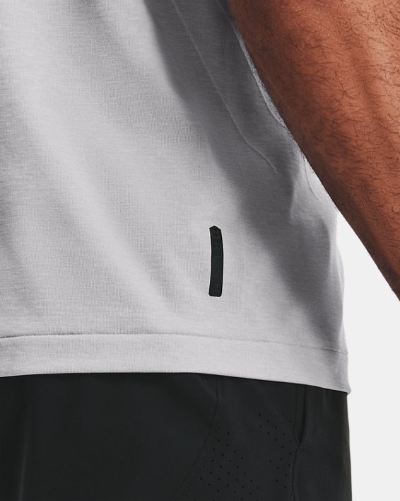 Men's UA RUSH™ Seamless Short Sleeve, Gray, pdpMainDesktop image number 4